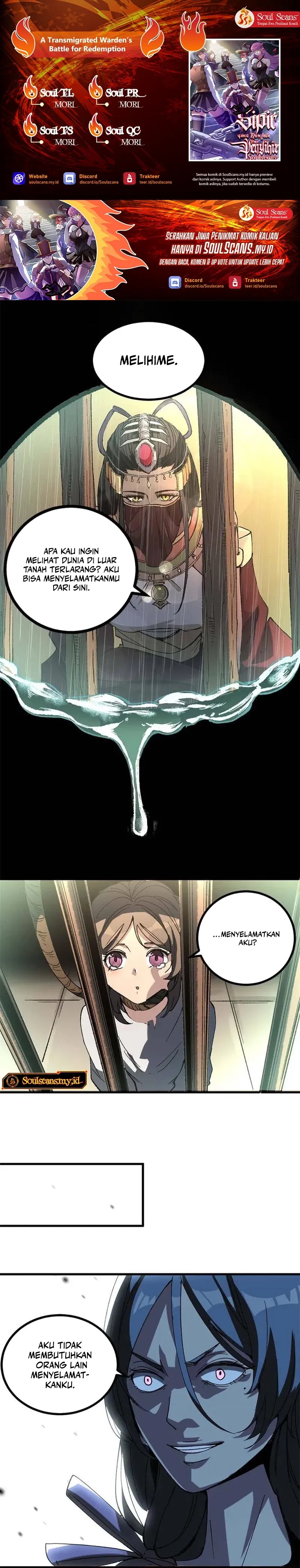 A Transmigrated Warden’s Battle for Redemption Chapter 48 Bahasa Indonesia