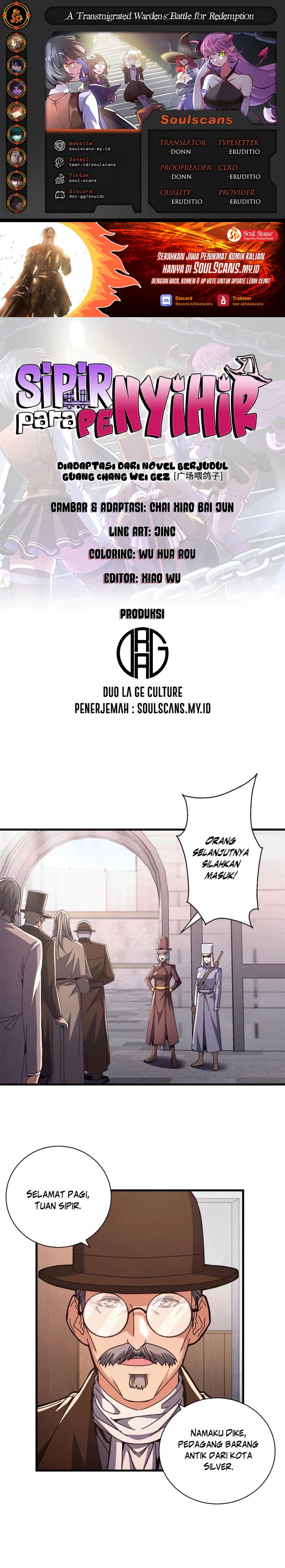 A Transmigrated Warden’s Battle for Redemption Chapter 73 Bahasa Indonesia