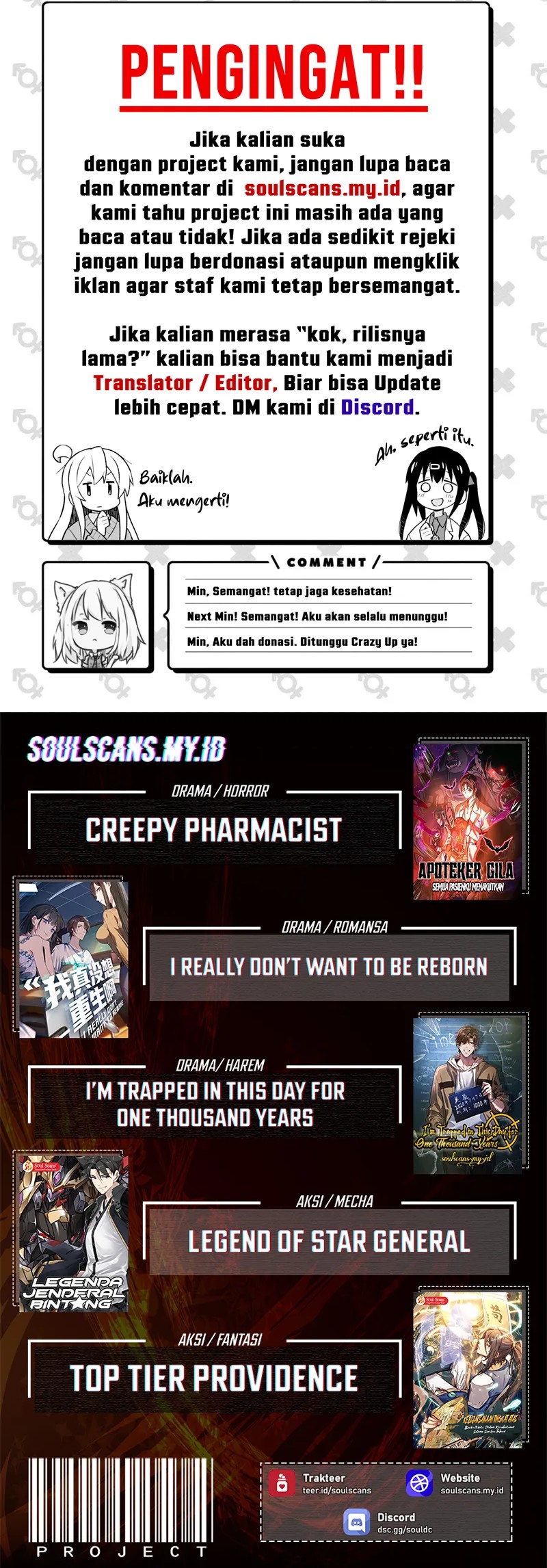 A Transmigrated Warden’s Battle for Redemption Chapter 79 Bahasa Indonesia