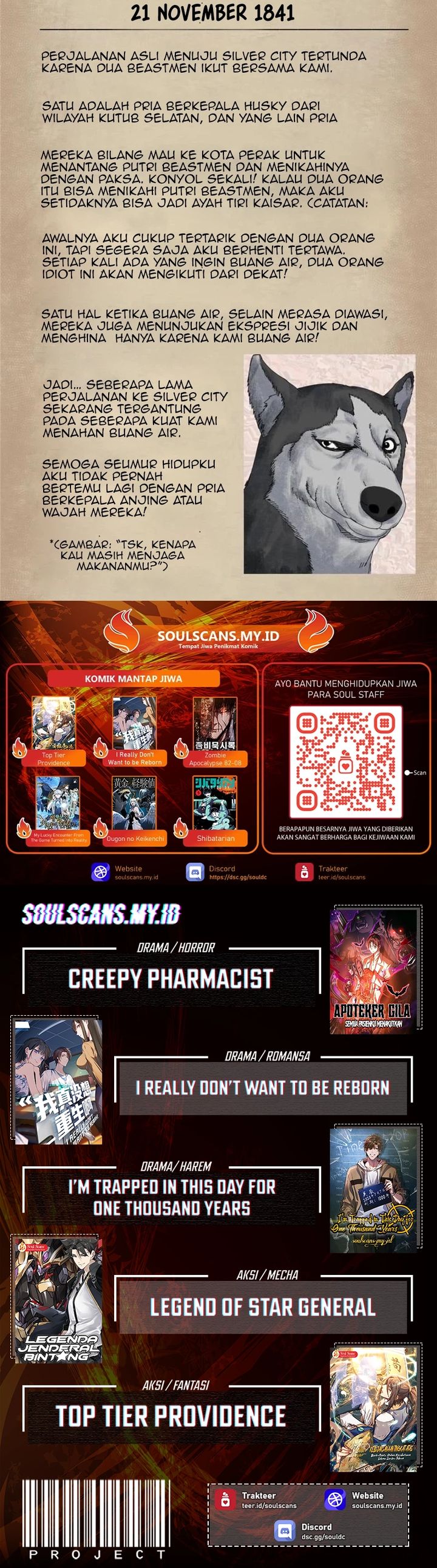 A Transmigrated Warden’s Battle for Redemption Chapter 81 Bahasa Indonesia