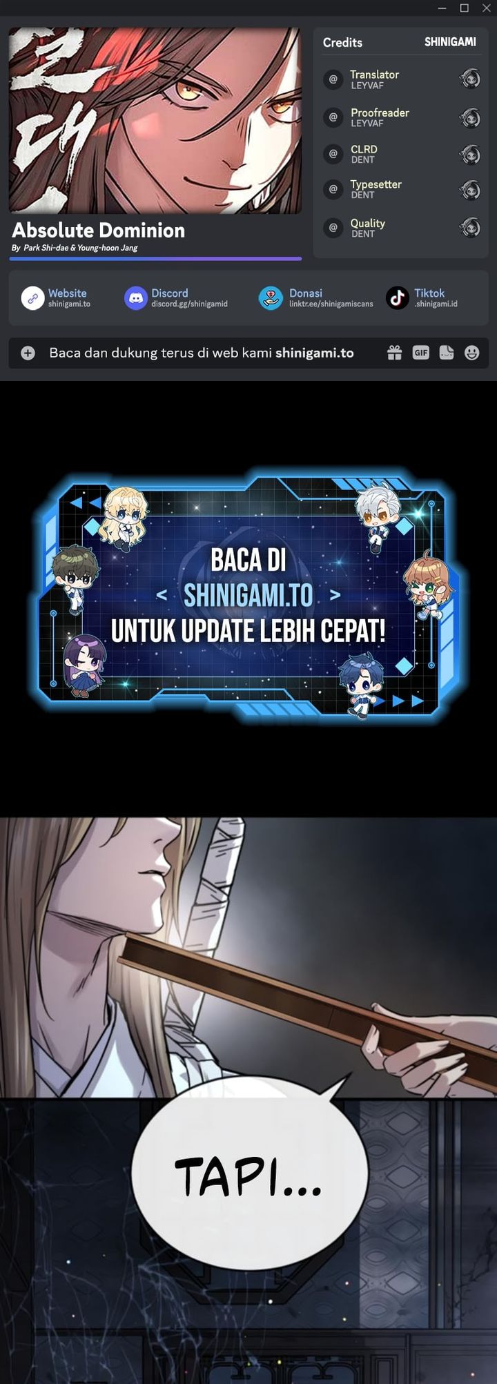 Absolute Dominion Chapter 61 Bahasa Indonesia