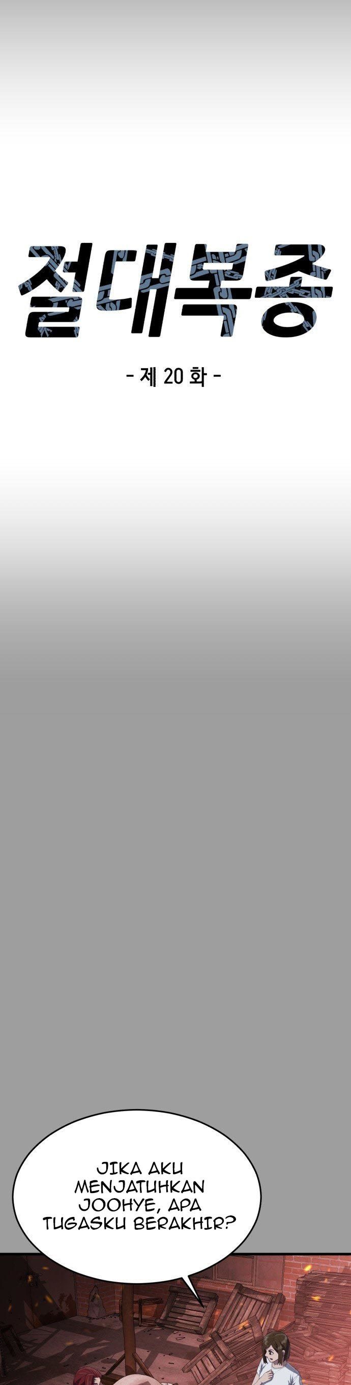 Absolute Obedience Chapter 20 Bahasa Indonesia