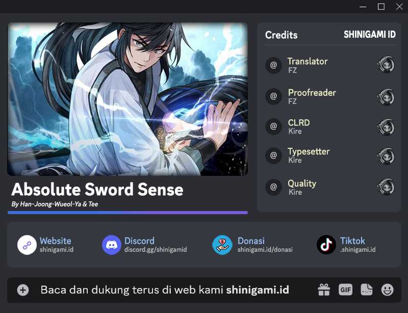 Absolute Sword Sense Chapter 24 Bahasa Indonesia