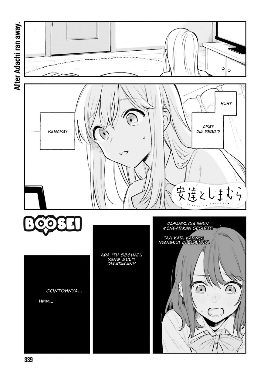 Adachi to Shimamura (YUZUHARA Moke) Chapter 04 Bahasa Indonesia