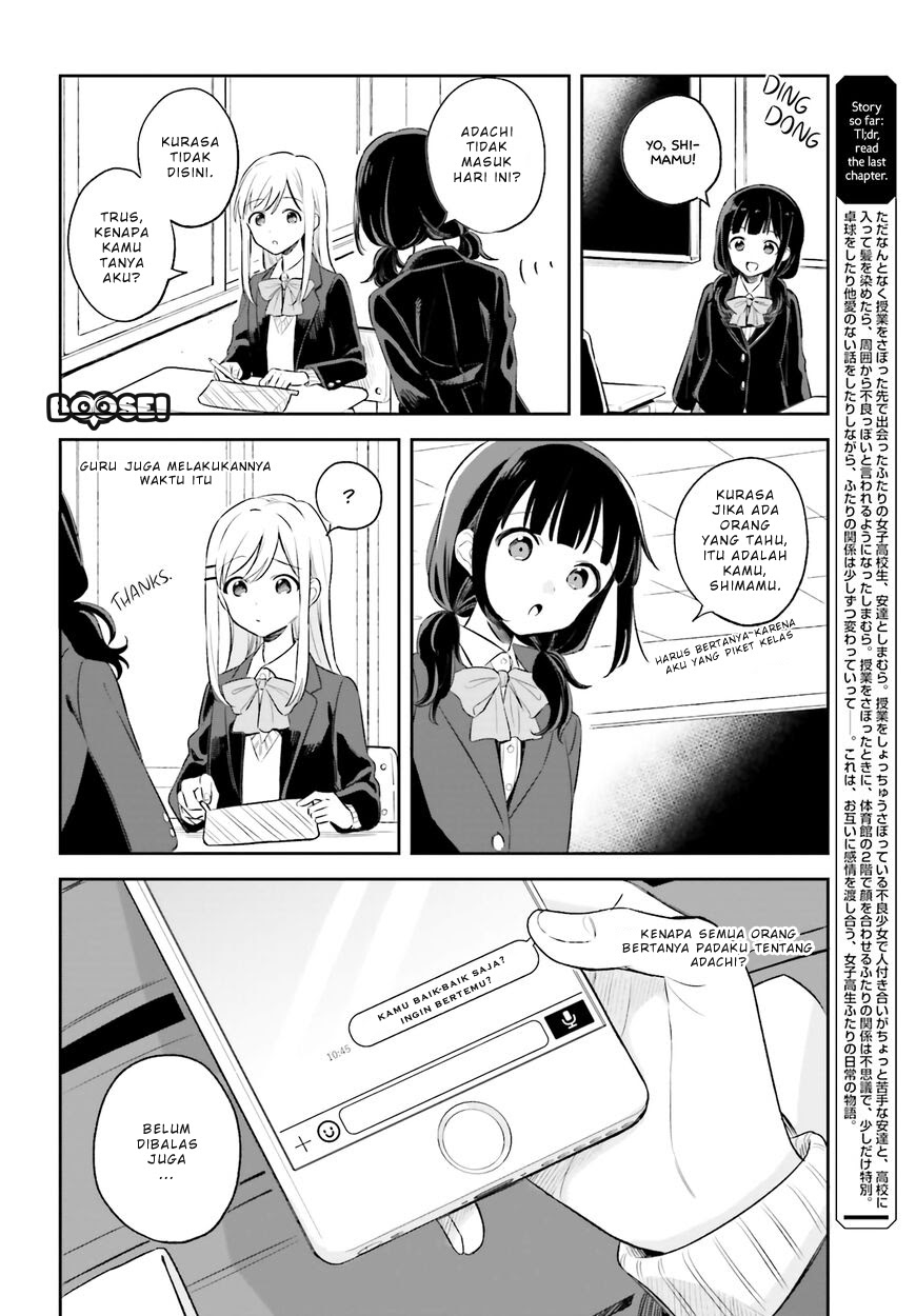 Adachi to Shimamura (YUZUHARA Moke) Chapter 04 Bahasa Indonesia