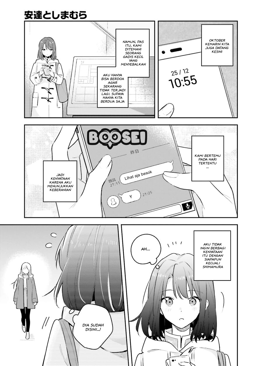 Adachi to Shimamura (YUZUHARA Moke) Chapter 12 Bahasa Indonesia