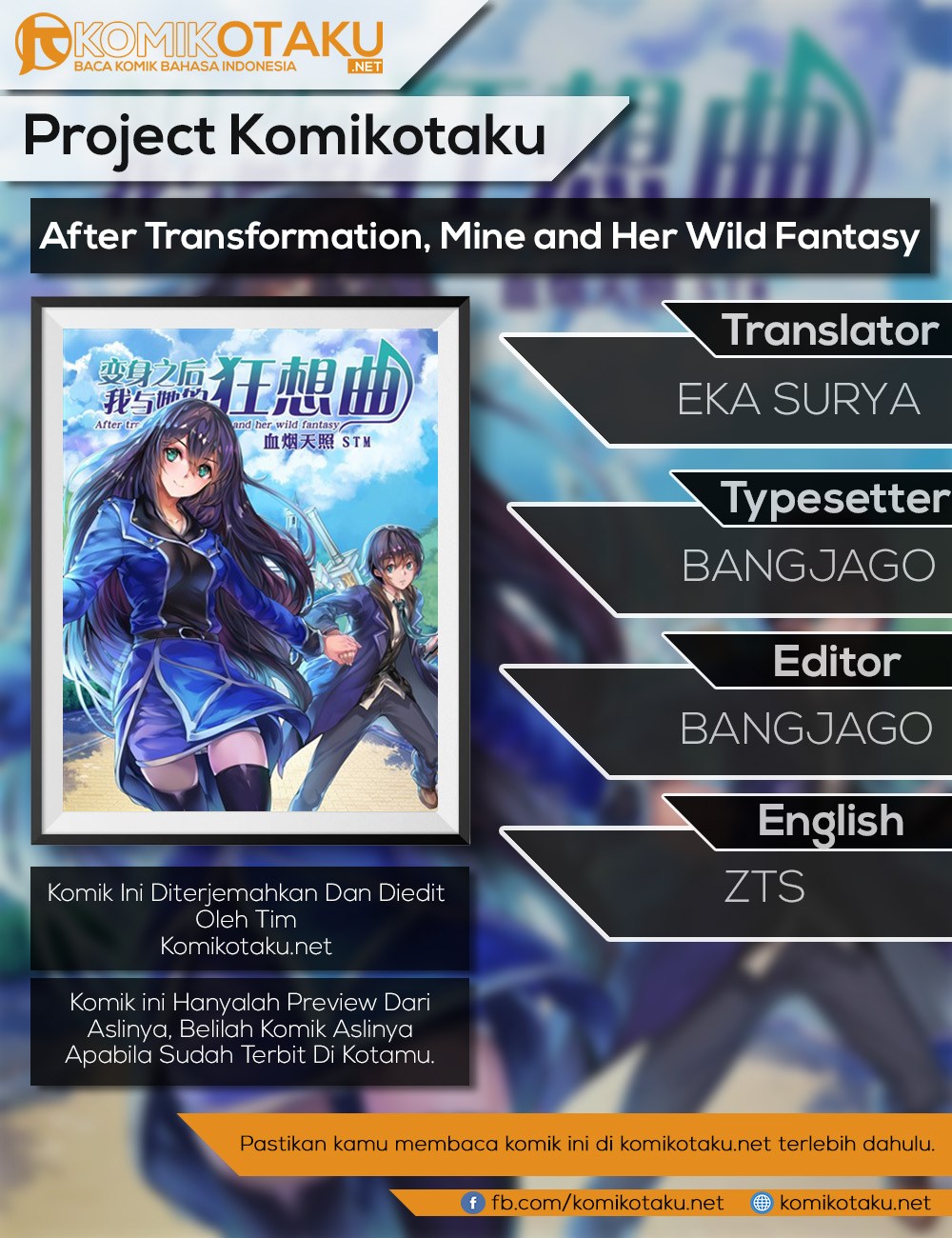 After Transformation, Mine and Her Wild Fantasy Chapter 16 Bahasa Indonesia