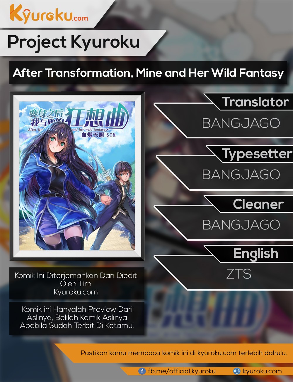 After Transformation, Mine and Her Wild Fantasy Chapter 37 Bahasa Indonesia