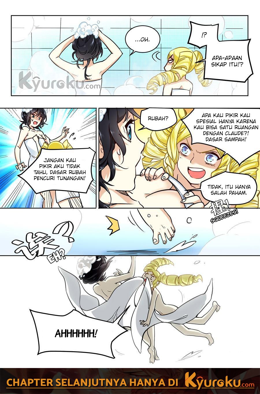 After Transformation, Mine and Her Wild Fantasy Chapter 37 Bahasa Indonesia