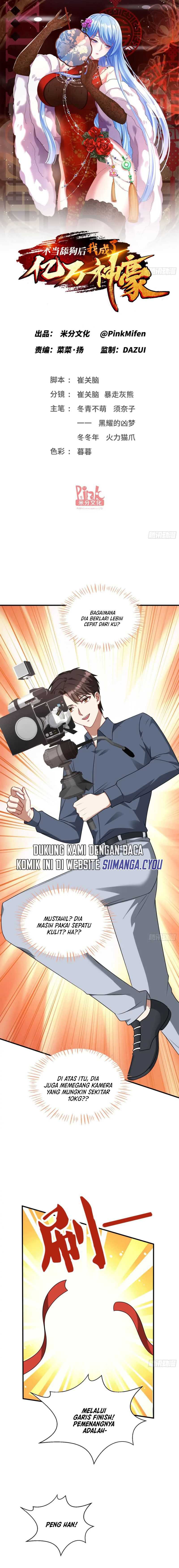 After Improperly Licking a Dog, I Became a Billionaire Chapter 70 Bahasa Indonesia