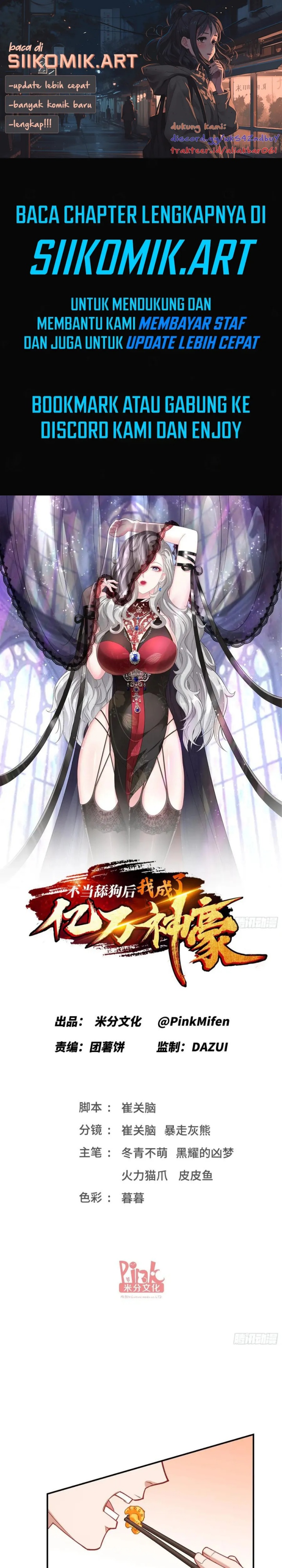 After Improperly Licking a Dog, I Became a Billionaire Chapter 173 Bahasa Indonesia