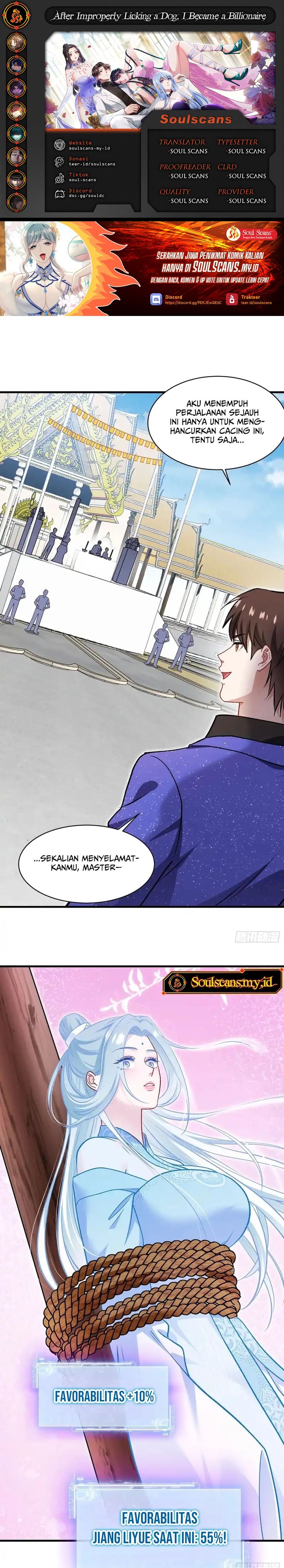 After Improperly Licking a Dog, I Became a Billionaire Chapter 260 Bahasa Indonesia