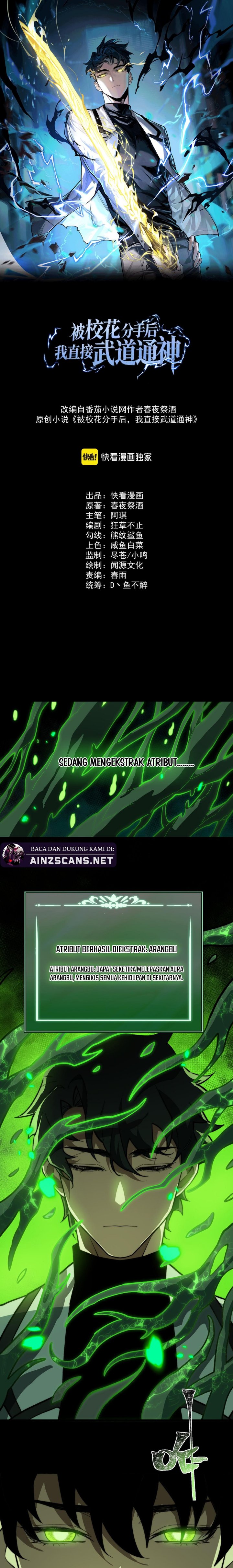 After the High School Goddess Dumped Me I Became a Martial Arts God (After breaking up with the school beauty) Chapter 14 Bahasa Indonesia