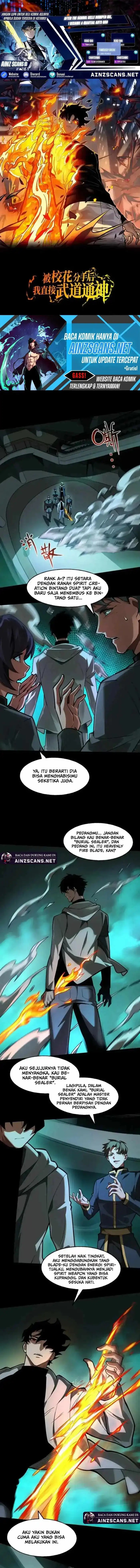 After the High School Goddess Dumped Me I Became a Martial Arts God (After breaking up with the school beauty) Chapter 41 Bahasa Indonesia