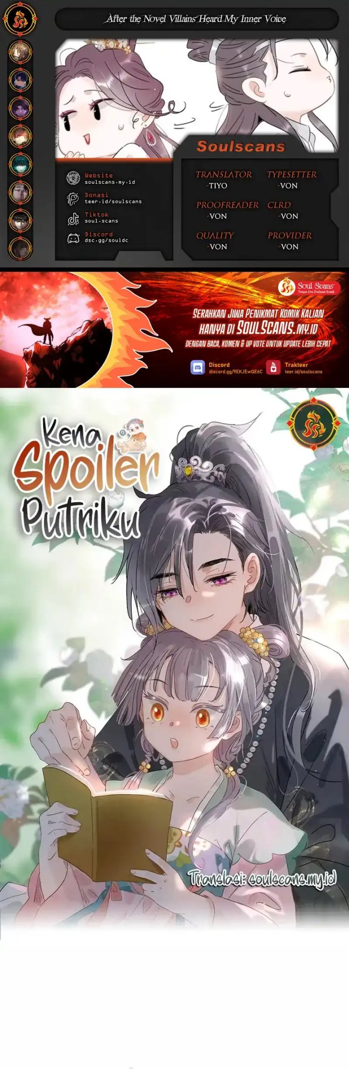 After the Novel Villains Heard My Inner Voice Chapter 37 Bahasa Indonesia