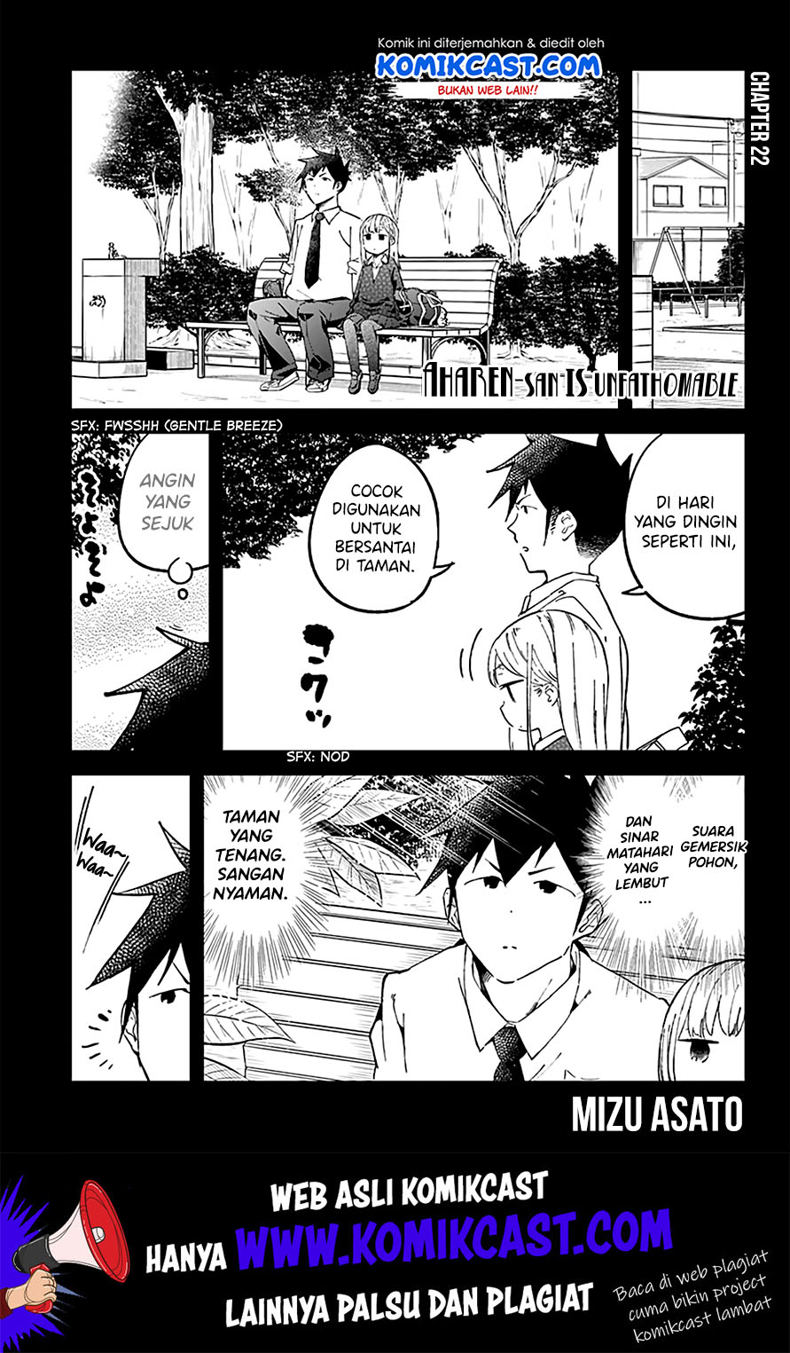 Aharen-san wa Hakarenai Chapter 22 Bahasa Indonesia