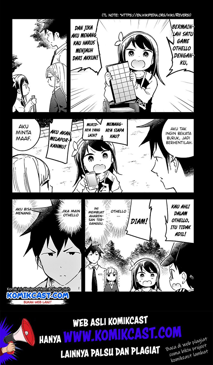 Aharen-san wa Hakarenai Chapter 22 Bahasa Indonesia
