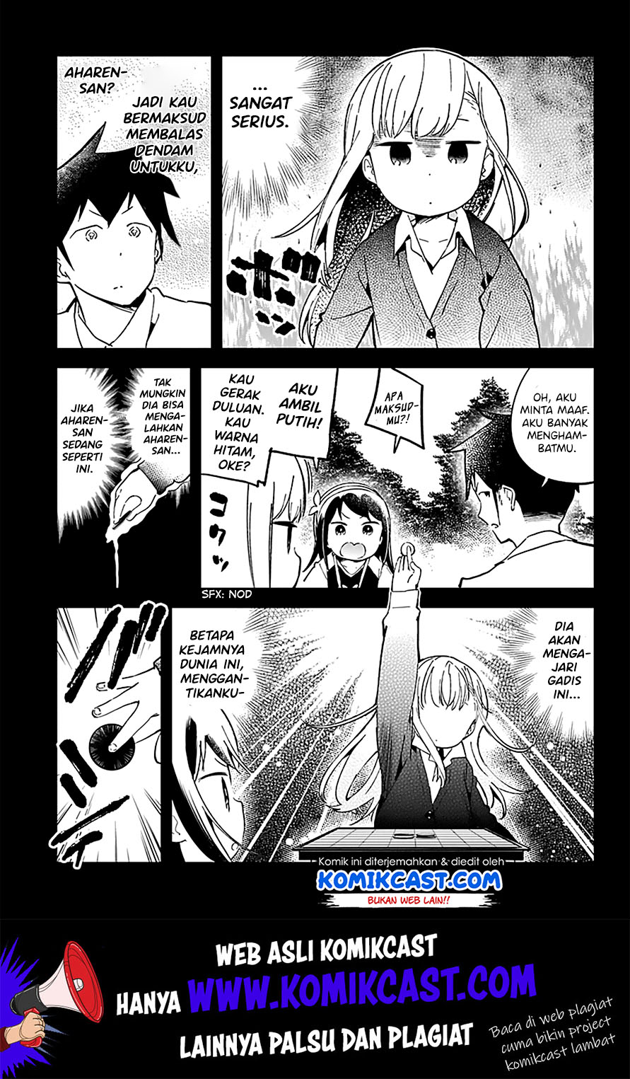 Aharen-san wa Hakarenai Chapter 22 Bahasa Indonesia
