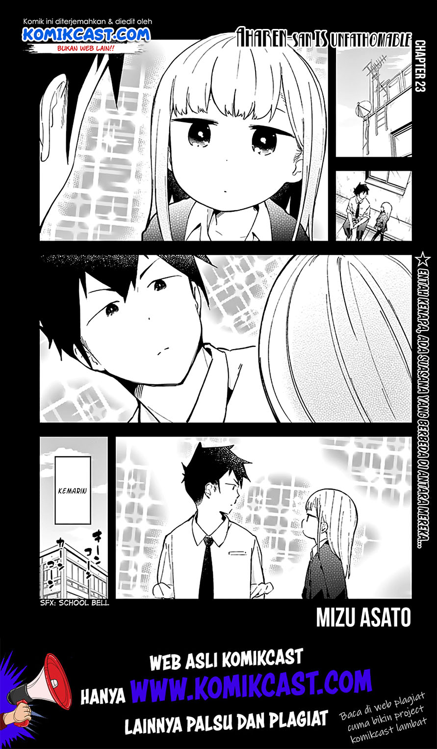 Aharen-san wa Hakarenai Chapter 23 Bahasa Indonesia