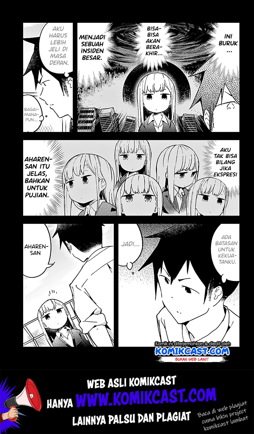 Aharen-san wa Hakarenai Chapter 23 Bahasa Indonesia