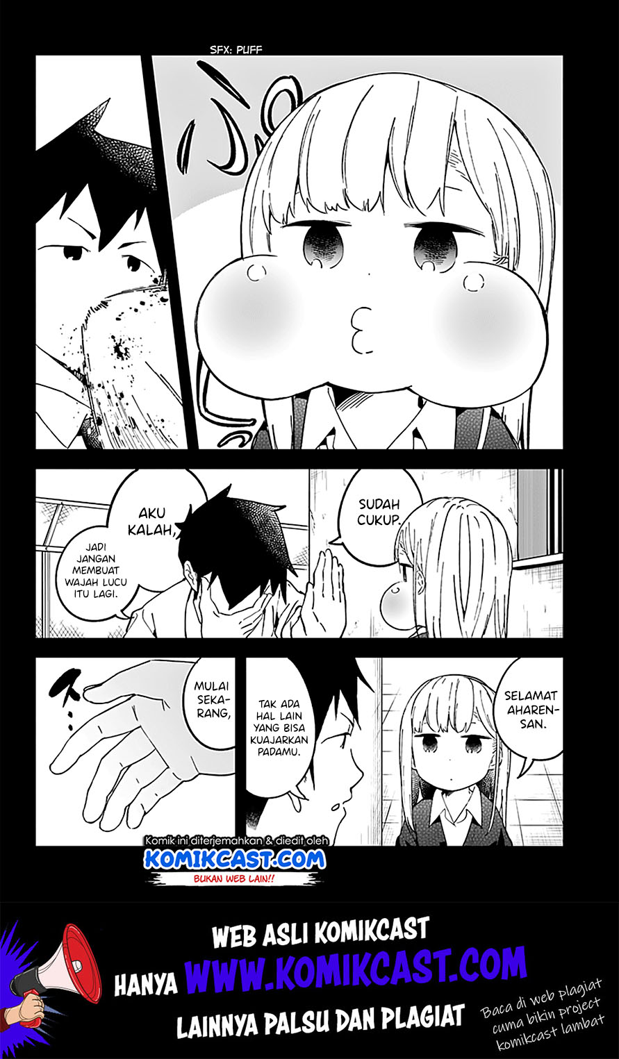 Aharen-san wa Hakarenai Chapter 23 Bahasa Indonesia