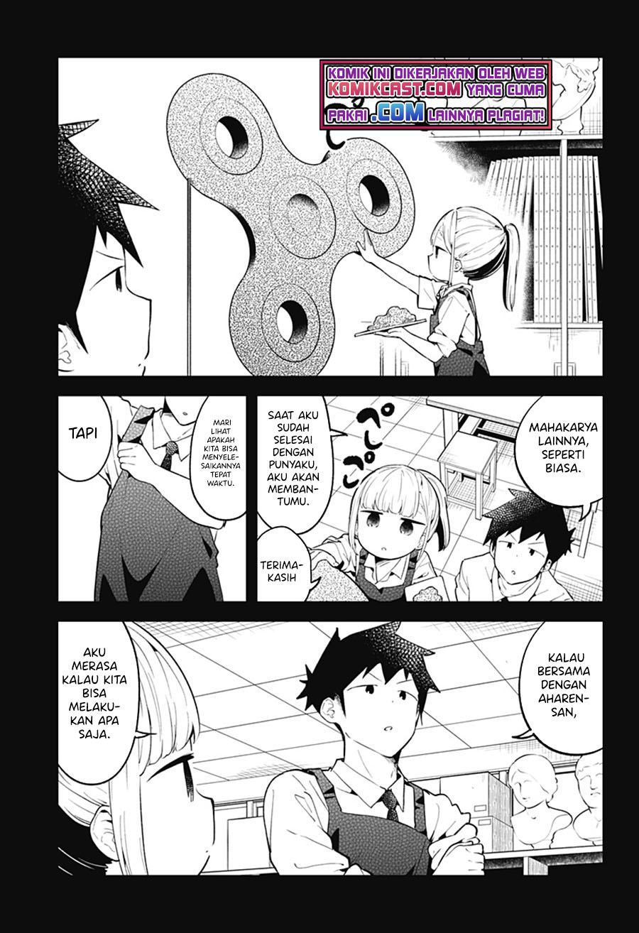 Aharen-san wa Hakarenai Chapter 100 Bahasa Indonesia