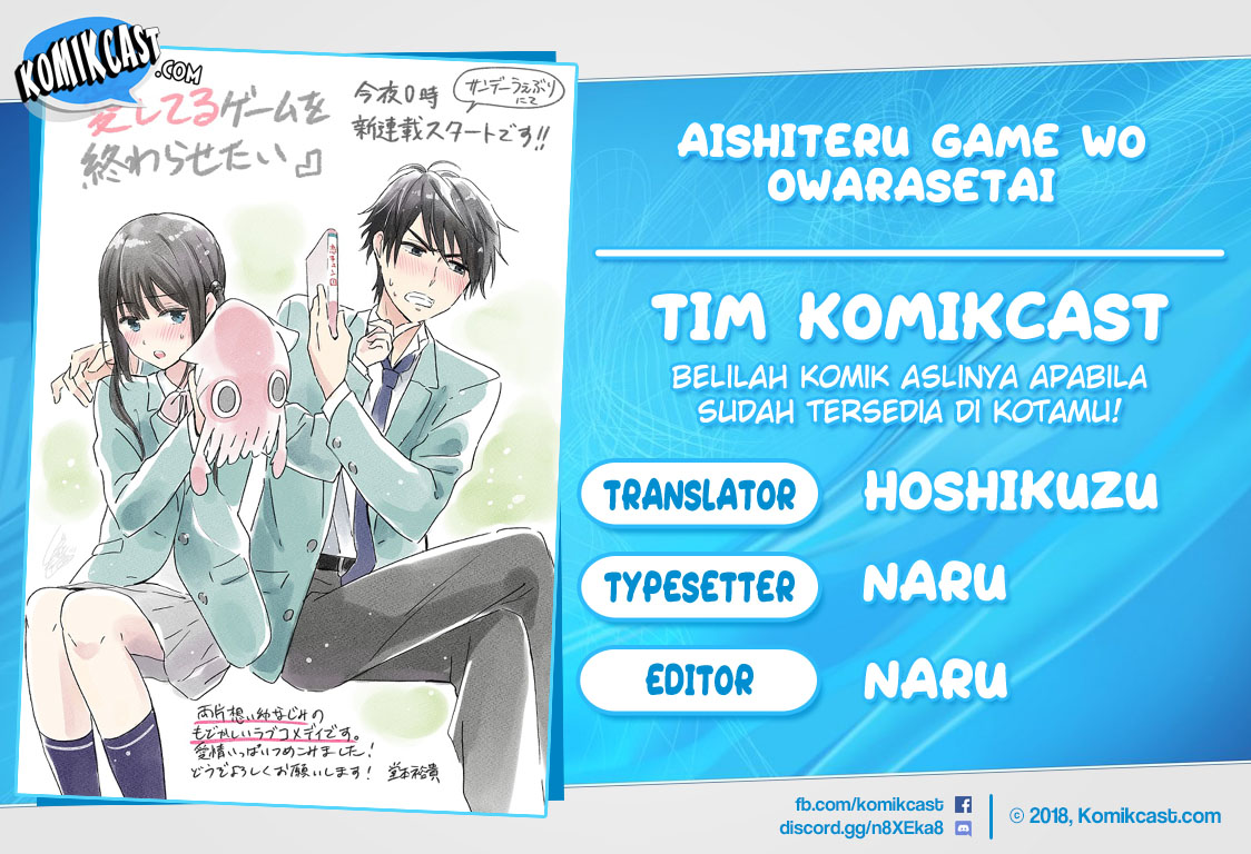 Aishiteru Game wo Owarasetai Chapter 07 Bahasa Indonesia