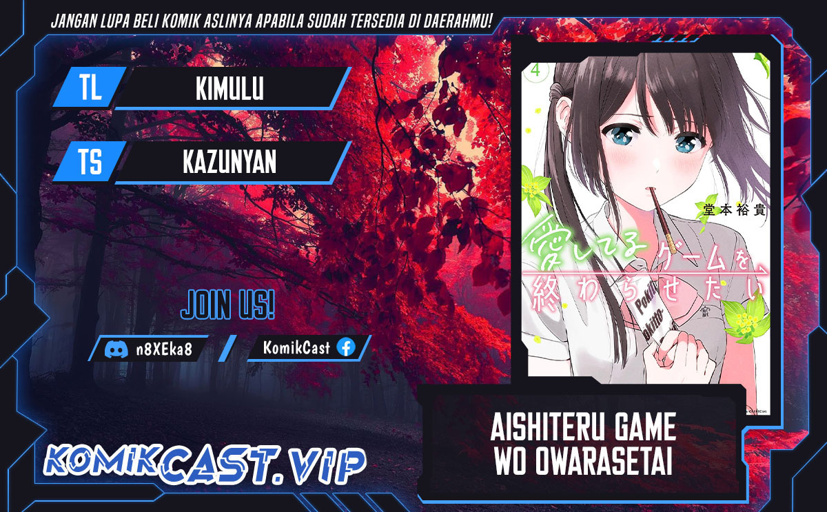 Aishiteru Game wo Owarasetai Chapter 38 Bahasa Indonesia