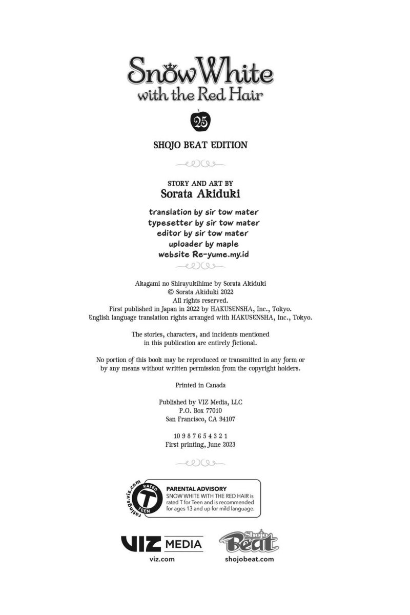 Akagami no Shirayuki-hime Chapter 127.5 Bahasa Indonesia