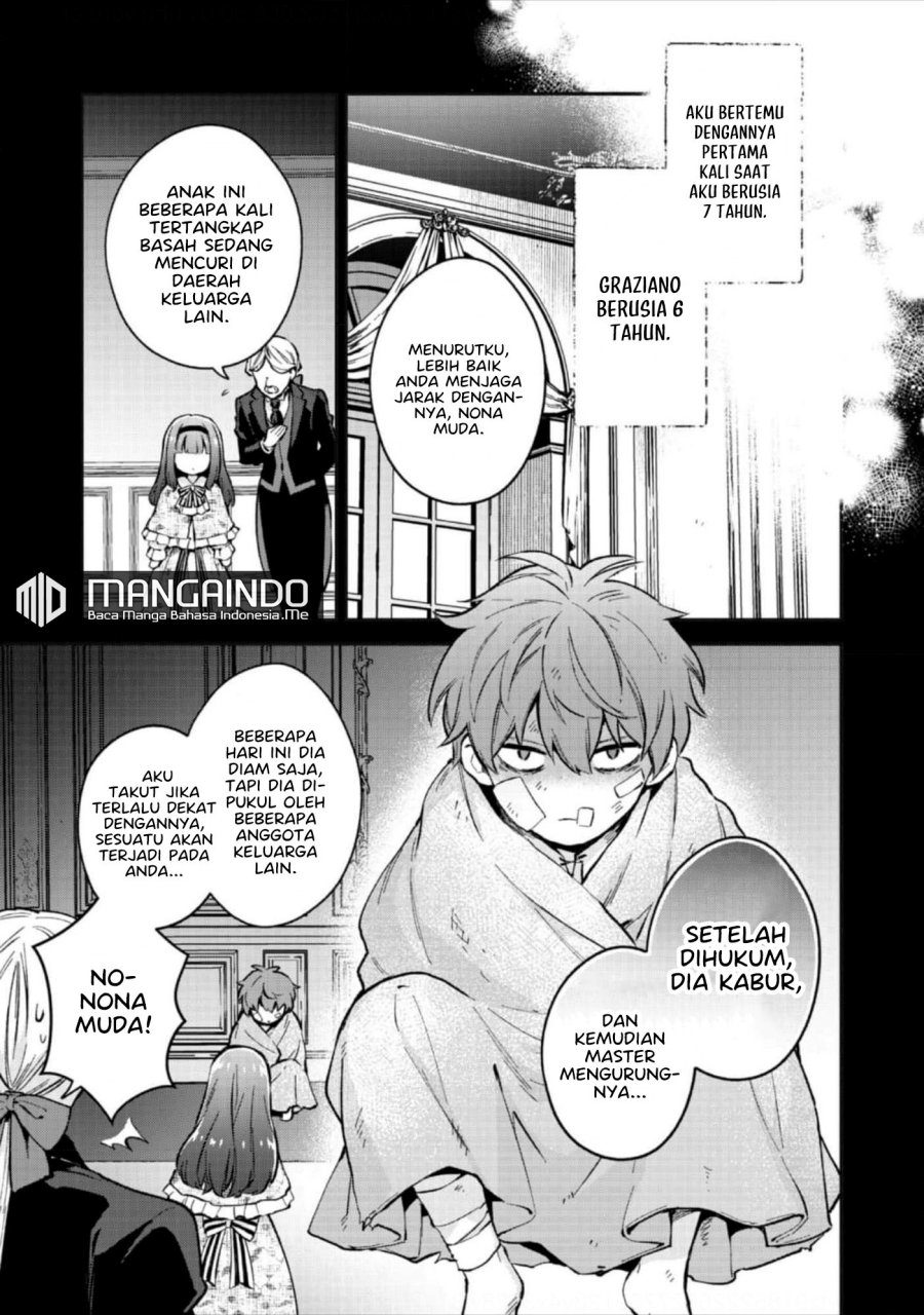 Akutou Ikka no Mana Musume, Tensei Saki mo Otome Game no Gokudou Reijou deshita chapter 4