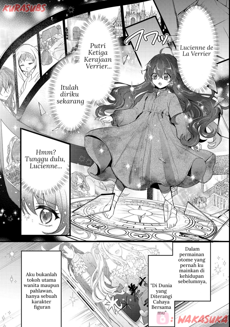 Akuyaku no Oujo ni Tensei Shitakedo, Kakushi Chara ga Kakuretenai Chapter 01 Bahasa Indonesia