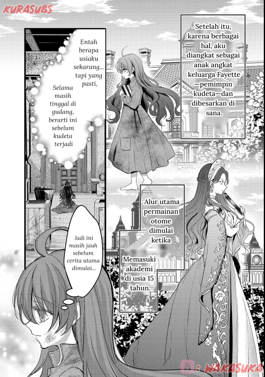 Akuyaku no Oujo ni Tensei Shitakedo, Kakushi Chara ga Kakuretenai Chapter 01 Bahasa Indonesia