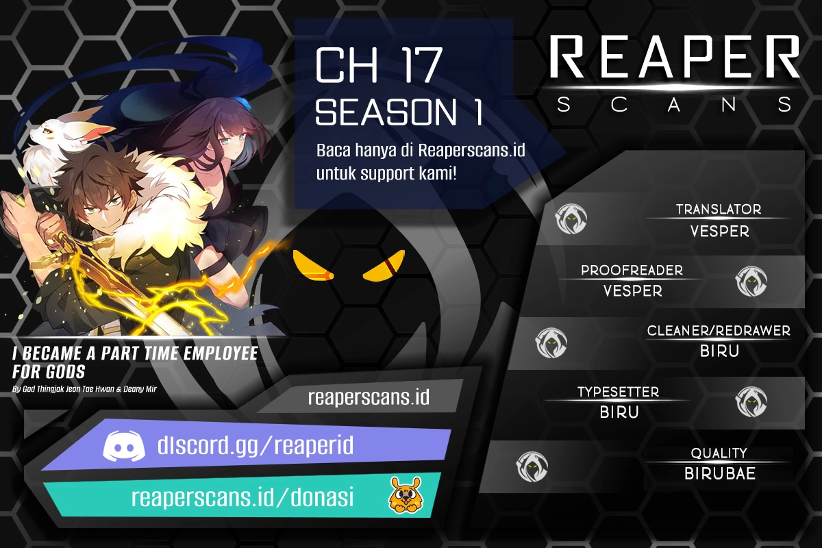 Albanara of the Gods ( I Became A Part Time Employee For Gods) Chapter 17 Bahasa Indonesia