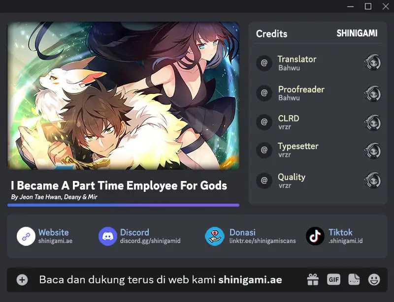Albanara of the Gods (I Became A Part Time Employee For Gods) Chapter 41 Bahasa Indonesia
