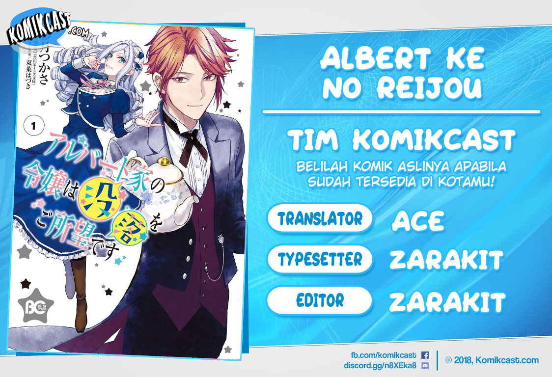 Albert Ke no Reijou wa Botsuraku wo go Shomou desu Chapter 04.3 Bahasa Indonesia