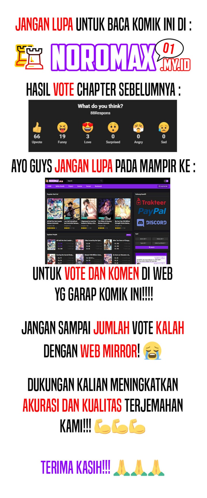 All Hail the Sect Leader Chapter 471 Bahasa Indonesia