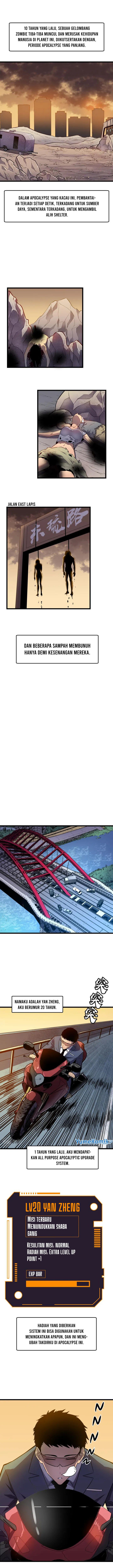 All Purpose Apocalyptic Upgrade System Chapter 01 Bahasa Indonesia