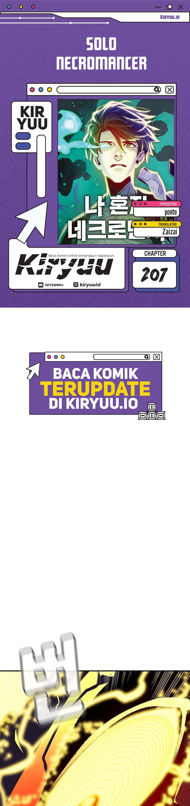 Alone Necromancer Chapter 207 Bahasa Indonesia