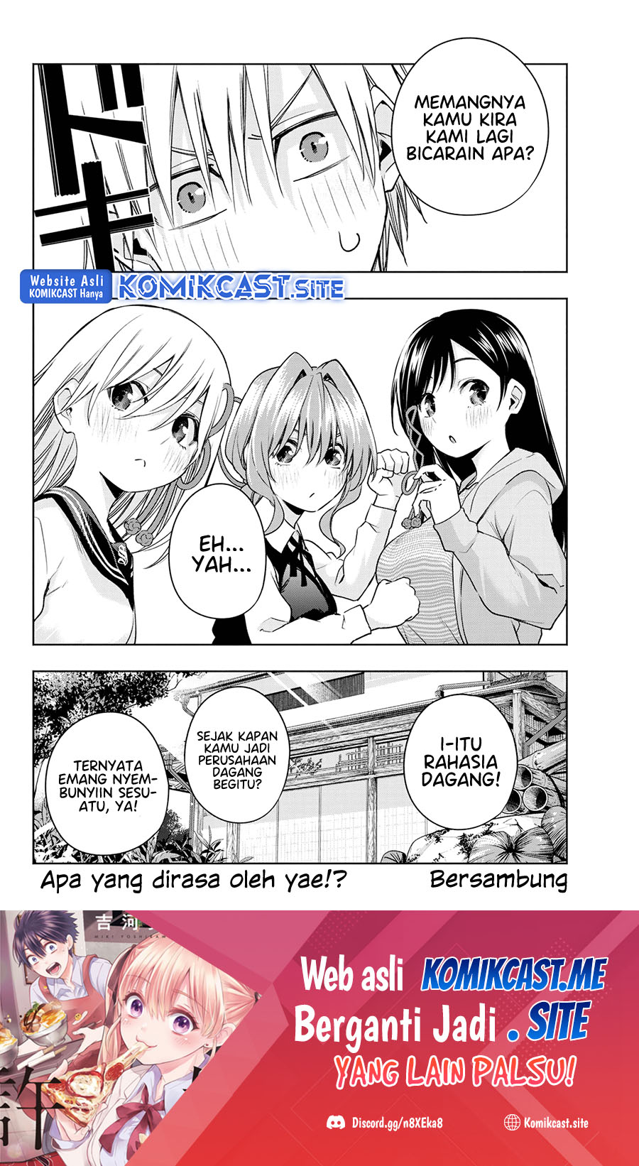 Amagami-san Chi no Enmusubi (Matchmaking of the Amagami Household) chapter 84