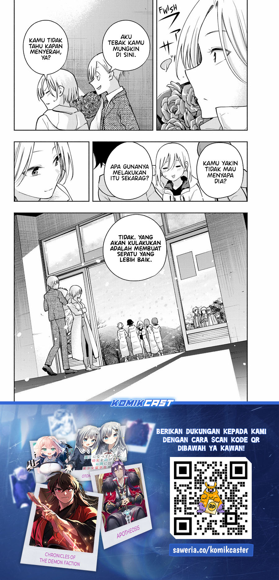 Amagami-san Chi no Enmusubi Chapter 145 Bahasa Indonesia