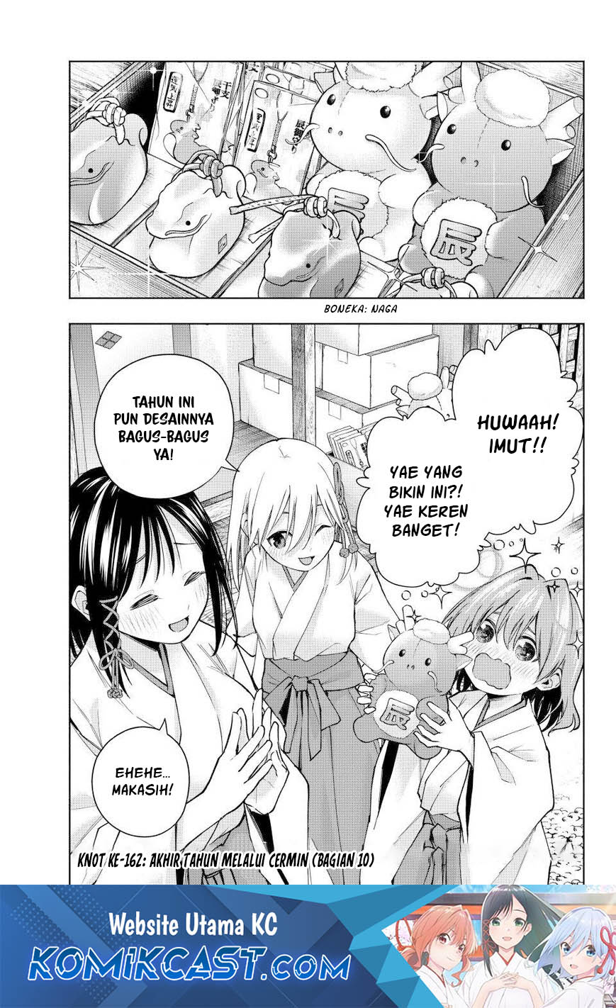 Amagami-san Chi no Enmusubi Chapter 162 Bahasa Indonesia