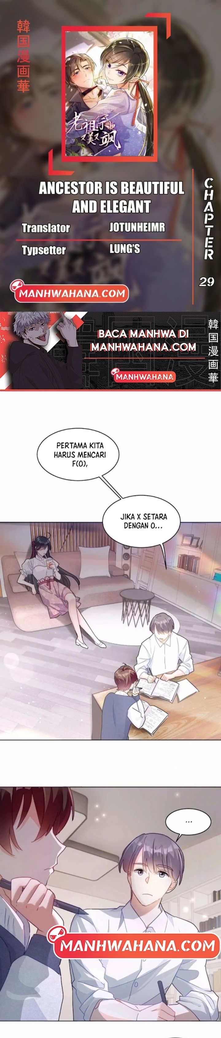 Ancestor is Beautiful and Elegant Chapter 29 Bahasa Indonesia
