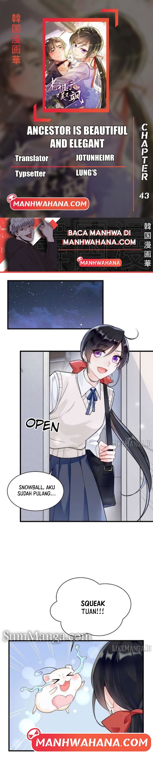 Ancestor is Beautiful and Elegant chapter 43