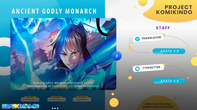 Ancient Godly Monarch Chapter 01 Bahasa Indonesia