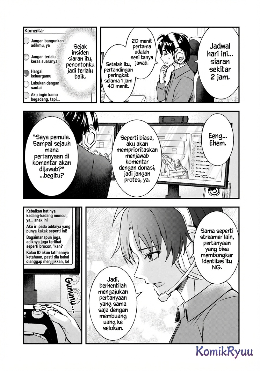 Aorikei Game Haishinsha (20-sai), Haishin no Kiri Wasure ni Yori Ii Hito Bare Suru. chapter 6