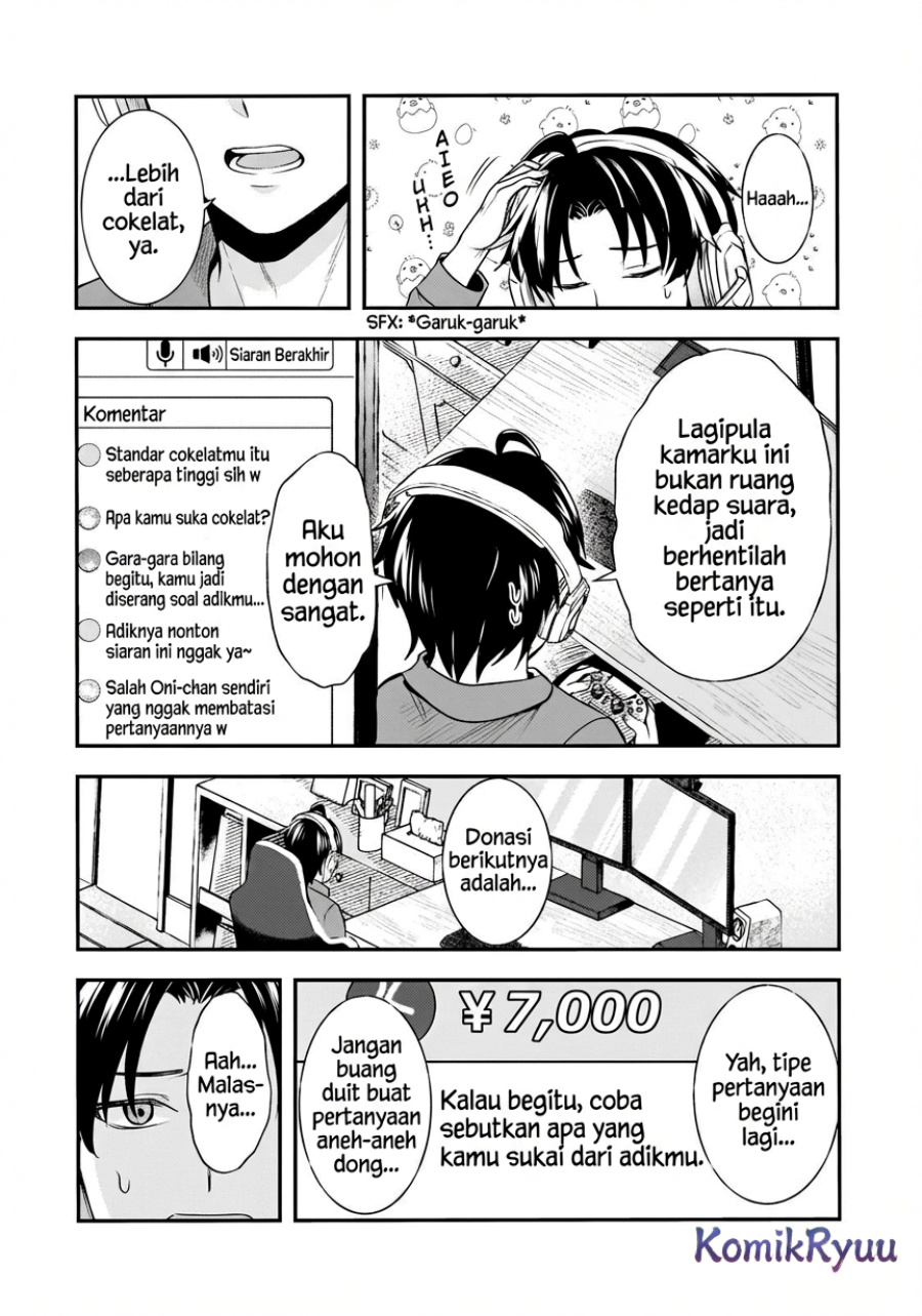 Aorikei Game Haishinsha (20-sai), Haishin no Kiri Wasure ni Yori Ii Hito Bare Suru. chapter 6