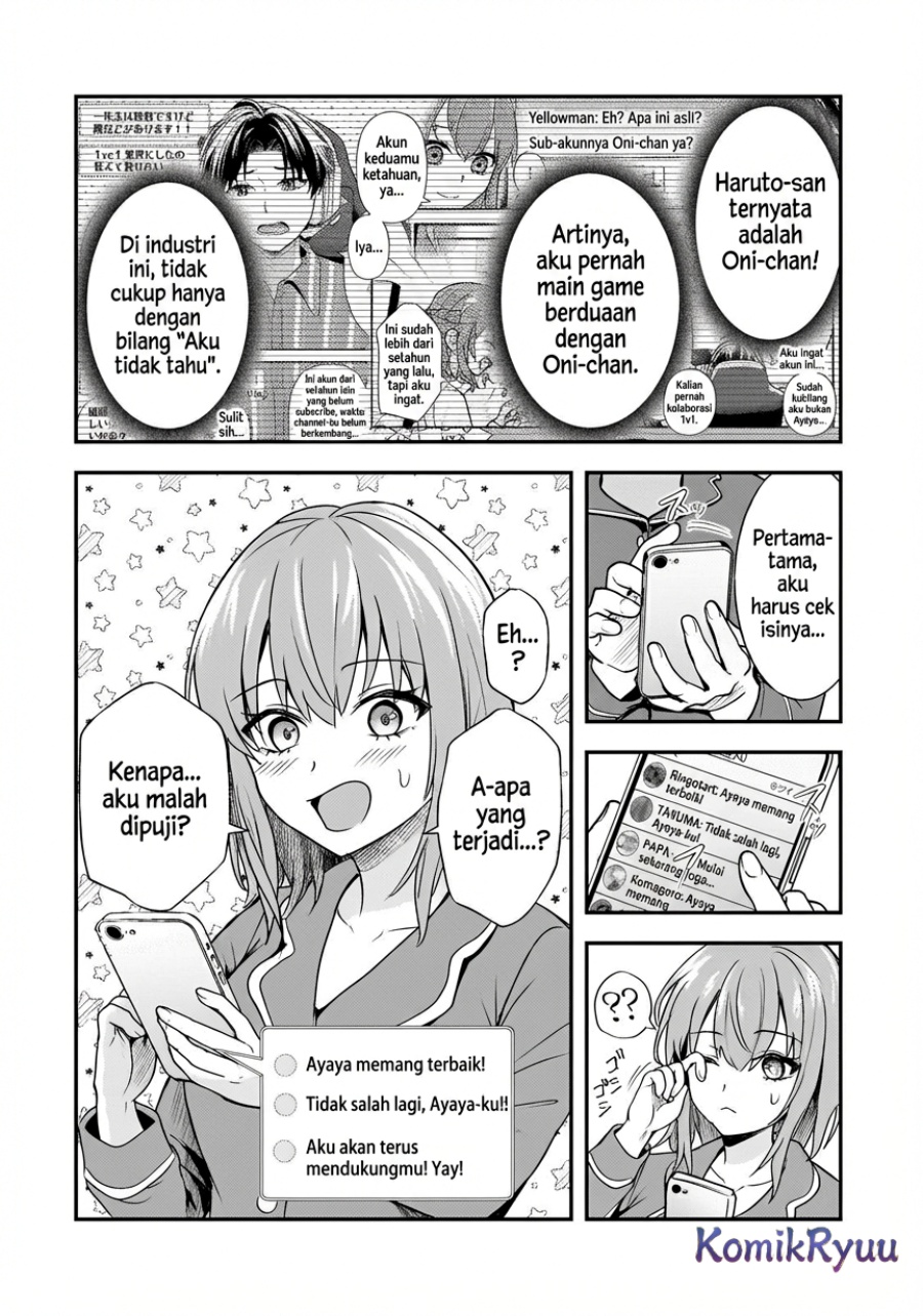 Aorikei Game Haishinsha (20-sai), Haishin no Kiri Wasure ni Yori Ii Hito Bare Suru. chapter 6