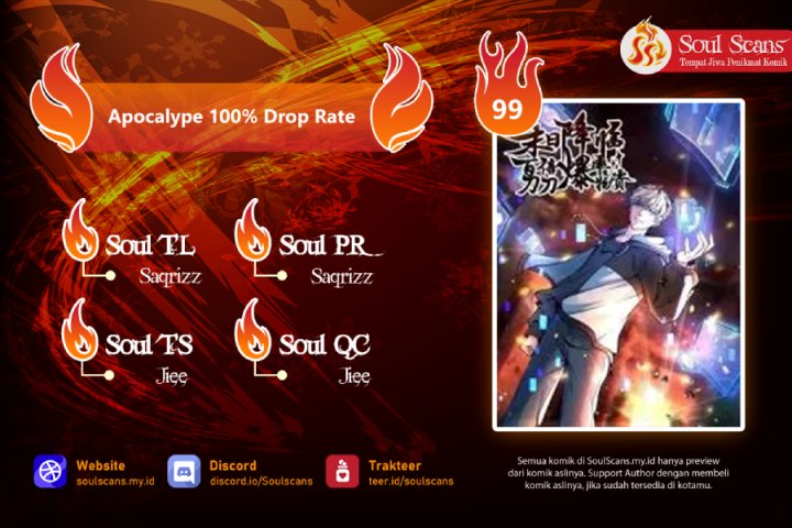 Apocalypse 100% Drop Rate Chapter 29 Bahasa Indonesia