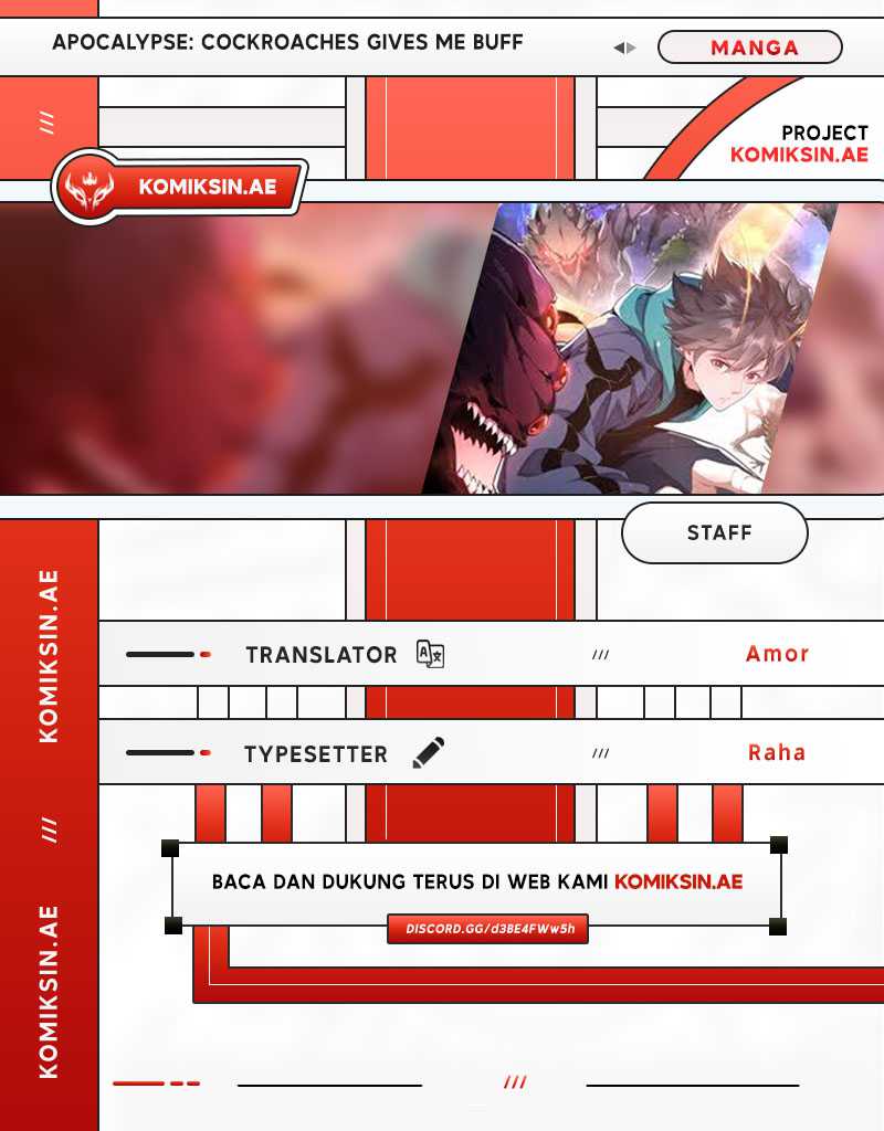 Apocalypse: Cockroaches Gives Me Buff Chapter 07 Bahasa Indonesia