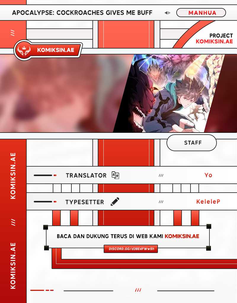 Apocalypse: Cockroaches Gives Me Buff Chapter 42 Bahasa Indonesia